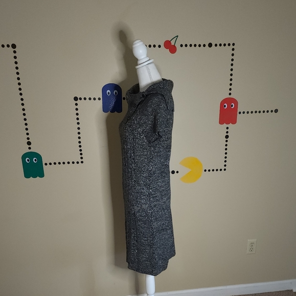 Dressbarn gray white black sweater L - Picture 5 of 8